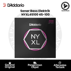 Senar Bass Elektrik D'Addario NYXL45100 NYXL Long Scale Regular 45-100 Original
