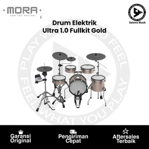 Drum Elektrik Mora Ultra 1.0 Fullkit Gold