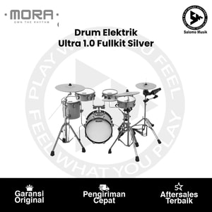Drum Elektrik Mora Ultra 1.0 Fullkit Silver