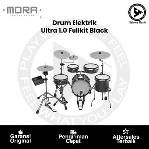 Drum Elektrik Mora Ultra 1.0 Fullkit Black