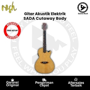 Gitar Akustik Elektrik Rosh by RB Guitar SADA Series Cutaway Body