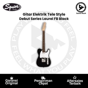 Gitar Elektrik Squier Debut Series Tele Style Black