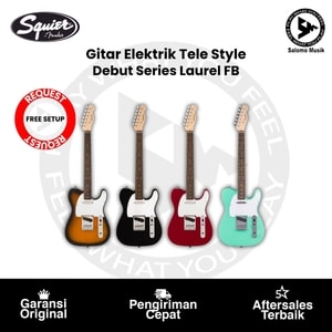 Gitar Elektrik Squier Debut Series Tele Style Varian Warna Original