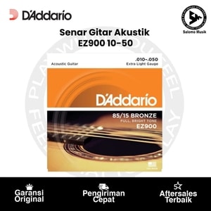 Senar Gitar Akustik D'Addario EZ900 85/15 Bronze Extra Light 10-50 Original