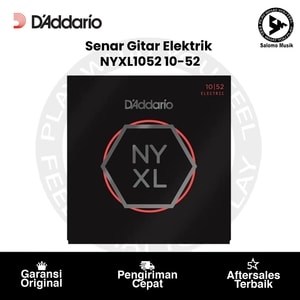 Senar Gitar Elektrik D'Addario NYXL1052 Nickel Wound 10-52 Original