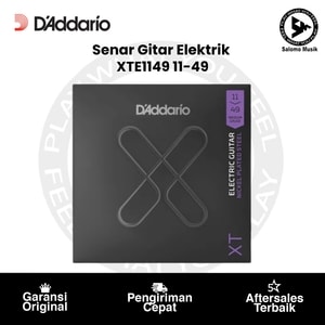 Senar Gitar Elektrik D'Addario XTE1149 Nickel-Plated Steel 11-49 Original