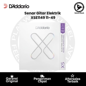 Senar Gitar Elektrik D'Addario XSE1149 Nickel-plated Steel Coated 11-49 Original