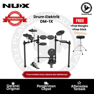 Drum Elektrik NUX DM-1X Original + Free Bangku Hook M20 + Free Stick