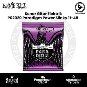 Senar Gitar Elektrik Ernie Ball P02020 Paradigm Power Slinky 11-48 Original