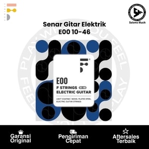 Senar Gitar Elektrik F-Strings E00 Nickel Alloy Winding Regular Light 10-46 Original