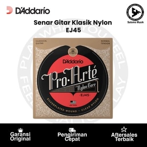 Senar Gitar Klasik Nylon D'Addario EJ45 Pro-Arte Normal Tension Original