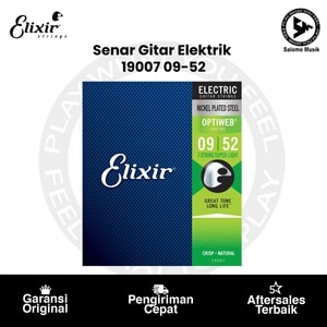 Senar Gitar Elektrik Elixir 19007 Optiweb Super Light 7-String 09-52 Original