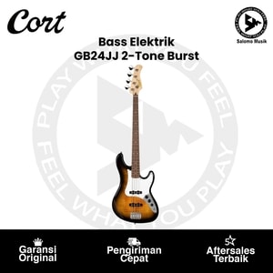 Gitar Bass Elektrik Cort GB24JJ 2-Tone Burst