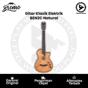 Gitar Klasik Elektrik Nylon Bromo BEN2C Natural