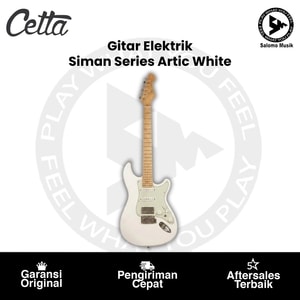 Gitar Elektrik Cetta Siman Series Artic White