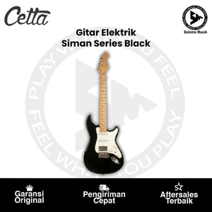 Gitar Elektrik Cetta Siman Series Black