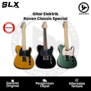 Gitar Elektrik SLX Guitars RAVEN Classic Special Maple FB Rosewood FB Varian Warna