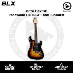 Gitar Elektrik SLX Guitars HAWK Classic Special HSS Rosewood FB Maple FB Varian Warna