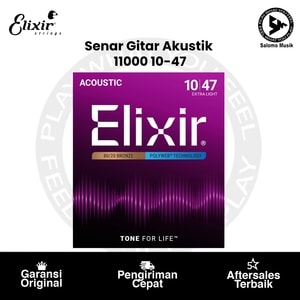 Senar Gitar Akustik Elixir 11000 Extra Light 10-47