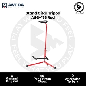 Stand Gitar Tripod AWEDA AGS-176 Red