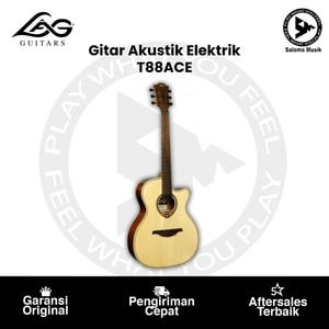 Gitar Akustik Elektrik LAG Guitars T88ACE Auditorium Cutaway
