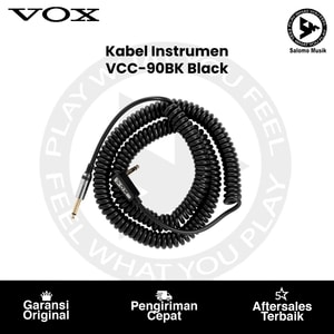 Kabel Jack Gitar VOX VCC-90 Black