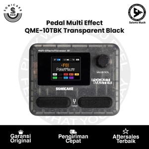 Pedal Multi Effect Processor SONICAKE Pocket Master Transparent Black