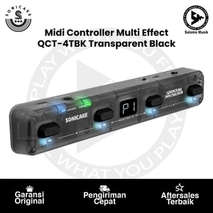Wireless MIDI Controller SONICAKE Pocket Control Transparent Black