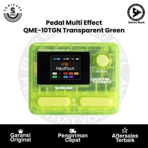 Pedal Multi Effect Processor SONICAKE Pocket Master Transparent Green