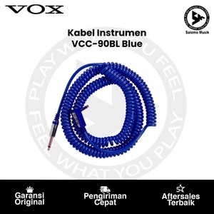 Kabel Jack Gitar VOX VCC-90 Blue