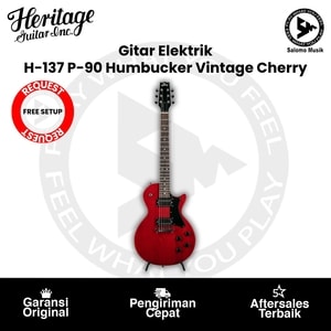 Gitar Elektrik Heritage Ascent Collection H-137 P-90 Humbucker Vintage Cherry