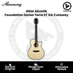 Gitar Akustik Harmony Foundation Series Terra ST GA Cutaway Natural Satin