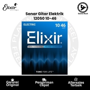 Senar Gitar Elektrik Elixir 12050 Polyweb Light 10-46 Original