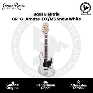 Bass Elektrik Grass Roots GR-G-Amaze-DX/MS SW Snow White by ESP