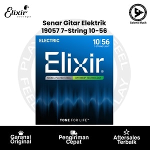 Senar Gitar Elektrik Elixir 19057 Optiweb 7 Strings 10-56