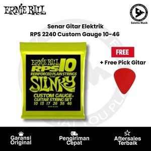 Senar Gitar Elektrik Ernie Ball RPS 2240 Custom Gauge 10-46