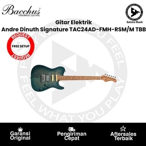Gitar Elektrik Bacchus Andre Dinuth Signature Series TAC24AD-FMH-RSM/M TBB + Free Request Set Up