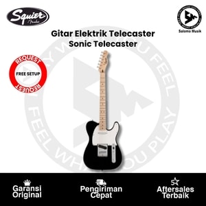 Gitar Elektrik Squier Sonic Telecaster Electric Guitar Original Varian Warna + Free Request Set Up