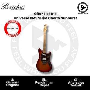 Gitar Elektrik Bacchus Universe BMS SH/M Cherry Sunburst + Free Request Set Up