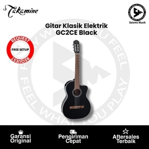 Gitar Klasik Elektrik Takamine GC2CE Black + Free Request Set Up