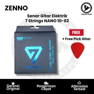 Senar Gitar Elektrik Zenno 7 Strings NANO 10-62