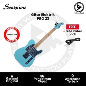 Gitar Elektrik Scorpion PRO 23 + Free Kabel Jack