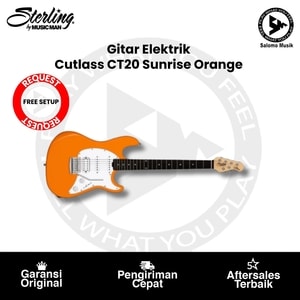 Gitar Elektrik Sterling By Music Man Cutlass CT20 Sunrise Orange