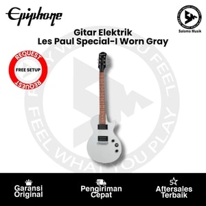 Gitar Elektrik Epiphone Les Paul Special-I Worn Gray + Free Setting