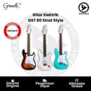 Gitar Elektrik Strat Style Grande GST 80 HSS Pickup Varian Warna