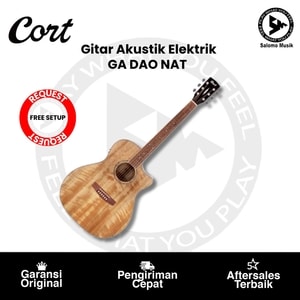 Gitar Akustik Elektrik Cort GA DAO Natural Original