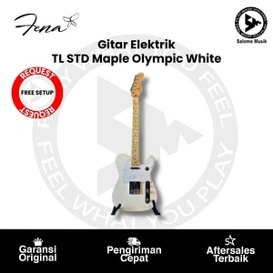 Gitar Elektrik Fena TL STD Maple Olympic White