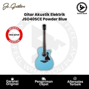 Gitar Akustik Elektrik JS Guitars JSO40SCE Powder Blue