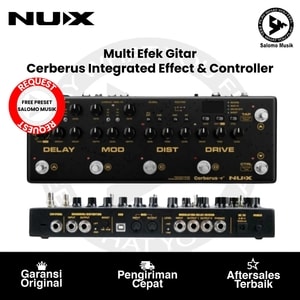 Pedal Multi Effect Gitar Nux Cerberus Integrated Effect & Controller Original