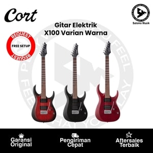 Gitar Elektrik Cort X100 Varian Warna + Free Setting